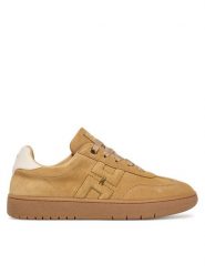 Elisabetta Franchi Sneakersy Low Cut Lace Up F4A9-E0340-0071 S Brązowy. Brązowe buty sportowe dziewczęce Elisabetta Franchi, bez wzorów, ze skóry, bez zapięcia. Za 919.99 zł.