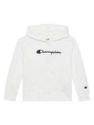 Champion Bluza 405076 Biały Standard Fit. Białe bluzy dziewczęce Champion, bez wzorów, z bawełny, bez ramiączek, bez kaptura. Za 129.99 zł.