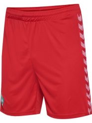 Szorty bramkarskie Werderu Brema 2023/24. Brązowe spodenki sportowe damskie Hummel, l, bez wzorów, z materiału, z standardowym stanem, na fitness i siłownię. Za 218.15 zł.