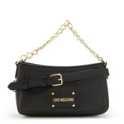 Love Moschino Torebka Love Moschino czarny - sztuczna skóra Torebki 1 ct Damski. Czarne torebki klasyczne damskie Love Moschino, z materiału, na ramię, bez dodatków. Za 703.99 zł.