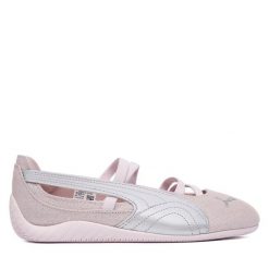 Baleriny Puma. Czerwone baleriny dziewczęce Puma, bez wzorów, bez obcasa, bez zapięcia. Za 329.99 zł.