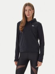 Under Armour Bluza UA Sport Terry 6011015 Czarny Regular Fit. Czarne bluzy damskie Under Armour, l, bez wzorów, z bawełny, bez kaptura. Za 249.99 zł.