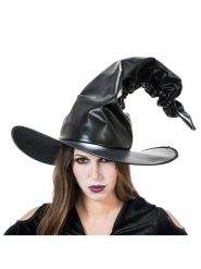 CHAKS Kapelusz "Witch" w kolorze czarnym rozmiar: onesize. Czarne kapelusze damskie CHAKS, bez wzorów, z materiału. Za 61.46 zł.