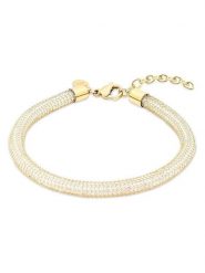 S.Oliver Bransoletka z cyrkoniami rozmiar: onesize. Brązowe bransoletki damskie S.Oliver, ze stali. Za 100.99 zł.