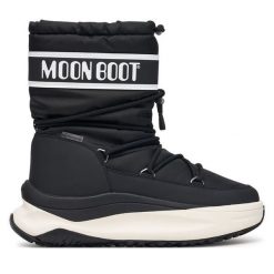 Śniegowce Moon Boot. Czarne śniegowce damskie Moon Boot. Za 989.99 zł.