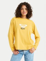 Roxy Bluzka Hangloose Art ERJZT06035 Żółty Regular Fit. Żółte kardigany damskie Roxy, s, bez wzorów, z bawełny. Za 129.99 zł.