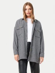 Noisy May Koszula Flanny 27012531 Szary Loose Fit. Szare koszule damskie Noisy may, m, bez wzorów, z syntetyku, bez kołnierzyka, bez ramiączek. Za 149.99 zł.