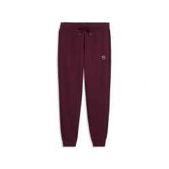 Spodnie Puma Ess Elevated Sweatpants Fl Cl Damskie. Fioletowe spodnie sportowe damskie Puma, l, z aplikacjami, z bawełny, do biegania. Za 292.99 zł.