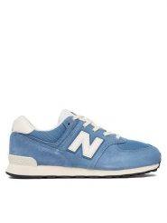 New Balance Sneakersy G57479P Niebieski. Niebieskie buty sportowe chłopięce New Balance, ze skóry, bez zapięcia. Za 449.99 zł.