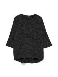 Vero Moda Bluzka w kolorze antracytowo-czarnym rozmiar: M. Czarne bluzki damskie Vero Moda, m, bez wzorów, bez kołnierzyka, bez ramiączek. Za 61.60 zł.