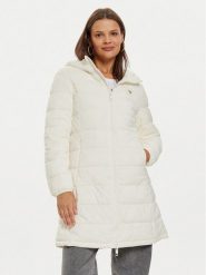 Guess Płaszcz zimowy New Aleta V4YL05 WF3X0 Écru Regular Fit. Kurtki damskie Guess, na zimę, xxs, z aplikacjami, z syntetyku, bez kaptura. Za 489.99 zł.