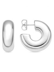 Luxenter Srebrne kolczyki-półkreole rozmiar: onesize. Szare kolczyki damskie Luxenter, srebrne. Za 587.99 zł.