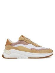 BOSS Sneakersy Skylar Runn 50541617 Beżowy. Brązowe obuwie sportowe damskie Boss, ze skóry, bez zapięcia. Za 429.99 zł.