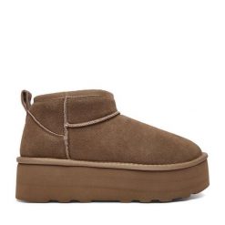 Śniegowce DeeZee. Brązowe śniegowce damskie DeeZee. Za 349.99 zł.