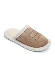 Confly Kapcie w kolorze jasnobrązowym rozmiar: 38. Brązowe kapcie damskie Confly. Za 41.30 zł.