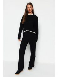 Trendyol 2-częściowy zestaw w kolorze czarnym rozmiar: L. Czarne swetry klasyczne damskie Trendyol, l, bez kołnierzyka. Za 86.99 zł.