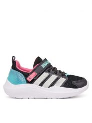 Adidas Sneakersy Lightorama Runner Shoes Children KJ9713 Czarny. Czarne buty sportowe dziewczęce Adidas, z materiału, bez zapięcia. Za 259.99 zł.