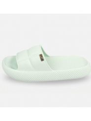 Lee Klapki "Maya" w kolorze zielonym rozmiar: 40. Zielone klapki damskie Lee, bez wzorów, z otwartym noskiem, bez obcasa, bez zapięcia. Za 69.99 zł.