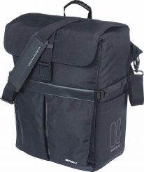 Torba rowerowa Move MIK Hooks, czarna. Czarne torby na laptopa BASIL, bez wzorów, z materiału. Za 299.00 zł.