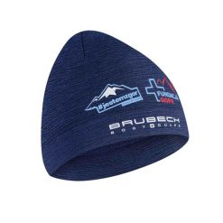 Czapka wełniana unisex Brubeck #JESTEMZGOR #WSPIERAMGOPR. Niebieskie czapki damskie Brubeck, bez wzorów, z elastanu. Za 79.99 zł.