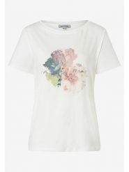 More & More Koszulka w kolorze białym rozmiar: 46. Białe koszulki damskie More & More, bez wzorów, z bawełny, bez kołnierzyka, bez ramiączek. Za 104.89 zł.