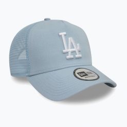 Czapka z daszkiem New Era League Essential Trucker Los Angeles Dodgers. Niebieskie czapki z daszkiem damskie New Era, bez wzorów. Za 129.99 zł.