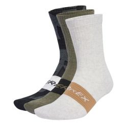 Skarpety Terrex Multi 3 Pack. Białe skarpetki damskie Adidas, bez wzorów, z bawełny. Za 89.95 zł.