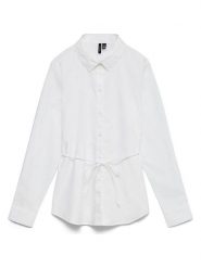 Vero Moda Koszula w kolorze białym rozmiar: XL. Białe koszule damskie Vero Moda, xl, bez wzorów, z bawełny, bez kołnierzyka, bez ramiączek. Za 129.95 zł.