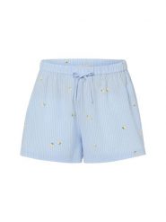 Marie Lund Damskie spodenki od piżamy Kobiety niebieski|biały, L. Białe piżamy damskie Marie Lund, bez wzorów, z bawełny, bez ramiączek. Za 159.95 zł.