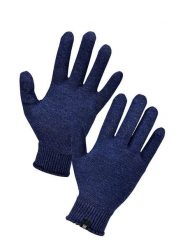 Norfolk Wełniane rękawiczki w kolorze granatowym rozmiar: L/XL. Niebieskie rękawiczki damskie Norfolk, bez wzorów, prążkowane. Za 60.73 zł.