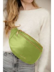 Anna Morellini Skórzana saszetka "Lorenza" w kolorze zielonym - 36 x 22 x 12 cm rozmiar: onesize. Zielone nerki i saszetki damskie Anna Morellini, bez wzorów, z materiału. Za 260.99 zł.