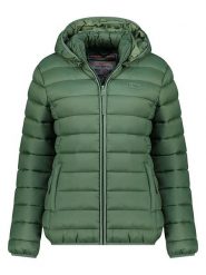 Geographical Norway Kurtka pikowana "Atichoko" w kolorze ciemnozielonym rozmiar: S. Zielone kurtki damskie Geographical Norway, s, bez wzorów, bez kaptura. Za 159.95 zł.