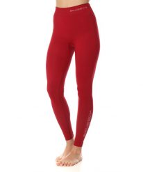 Spodnie damskie termoaktywne Brubeck EXTREME THERMO. Czerwone spodnie sportowe damskie Brubeck, na zimę, xl, bez wzorów, z dzianiny, narciarskie. Za 137.49 zł.