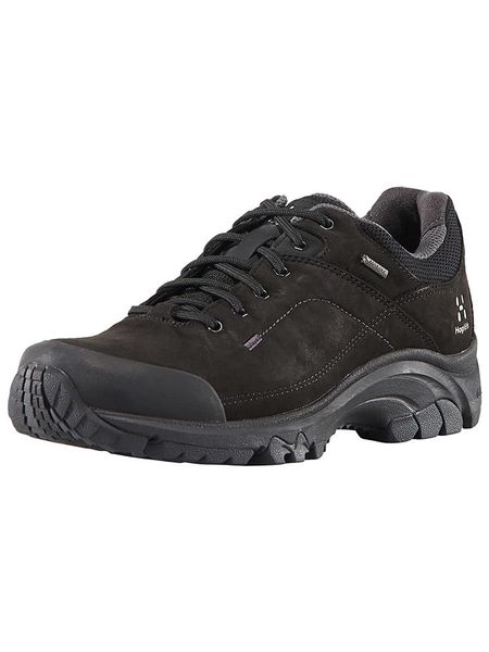 Haglöfs Skórzane buty turystyczne "Ridge GTX" w kolorze czarnym rozmiar: 36 2/3. Czarne obuwie trekkingowe damskie Haglöfs, z gore-texu, bez zapięcia. Za 525.86 zł.