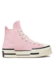 Converse Trampki Chuck 70 Plus A04366C Różowy. Czerwone trampki damskie Converse, bez wzorów, z materiału, bez zapięcia. Za 409.99 zł.