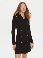 TWINSET Sukienka koktajlowa 242TP2400 Czarny Slim Fit. Czarne sukienki damskie Twinset, bez wzorów, z wiskozy, wizytowe, bez ramiączek. Za 819.99 zł.