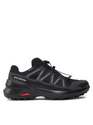 Salomon Buty do biegania Speedcross Peak Gore-Tex L47603500 Czarny. Czarne obuwie sportowe damskie Salomon, z gore-texu, bez zapięcia, do biegania. Za 449.99 zł.