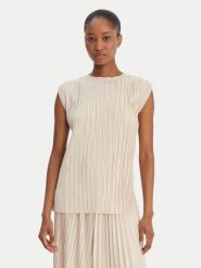 MAX&Co. Bluzka 2616941023200 Beżowy Regular Fit. Brązowe bluzki damskie MAX&Co., s, bez wzorów, z syntetyku, bez kołnierzyka, bez ramiączek. Za 449.99 zł.