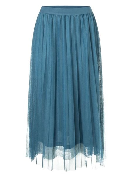 More & More Spódnica w kolorze niebieskim rozmiar: 44. Niebieskie spódnice damskie More & More, bez wzorów, midi. Za 86.99 zł.