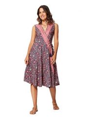 Ipanima Sukienka w kolorze granatowo-jasnoróżowym rozmiar: 34-40. Niebieskie sukienki damskie Ipanima, bez wzorów, bez ramiączek. Za 65.99 zł.