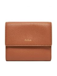 Furla Portfel Goccia M Compact WP00469 BX3036 KH RY000 Brązowy. Brązowe portfele damskie Furla, bez wzorów, ze skóry. Za 519.99 zł.