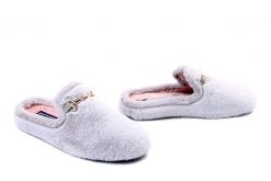 Macarena ANAIS146 gris, klapki damskie. Szare klapki damskie Macarena, bez wzorów, bez obcasa, bez zapięcia. Za 179.90 zł.