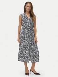 Vero Moda Sukienka koszulowa Josie 10341594 Granatowy Regular Fit. Niebieskie sukienki damskie Vero Moda, bez wzorów, z wiskozy, bez ramiączek. Za 179.99 zł.