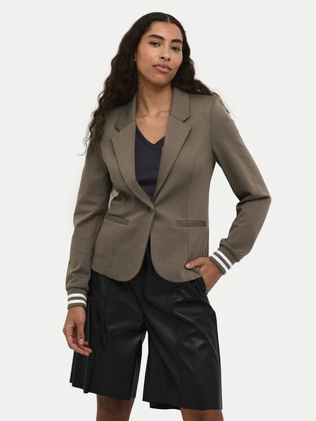 Kaffe Marynarka Kinnie 10550800 Brązowy Regular Fit. Brązowe marynarki i żakiety damskie Kaffe, xs, bez wzorów, z syntetyku. Za 209.99 zł.