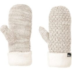 Rękawiczki turystyczne zimowe damskie Jack Wolfskin Highloft Knit Mitten. Brązowe rękawiczki damskie Jack Wolfskin, bez wzorów, z poliesteru. Za 108.64 zł.
