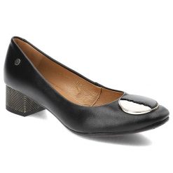 Czarne Czółenka Maciejka Buty Na Obcasie. Czarne czółenka damskie Maciejka, bez wzorów, ze skóry, bez obcasa, na obcasie. Za 305.99 zł.