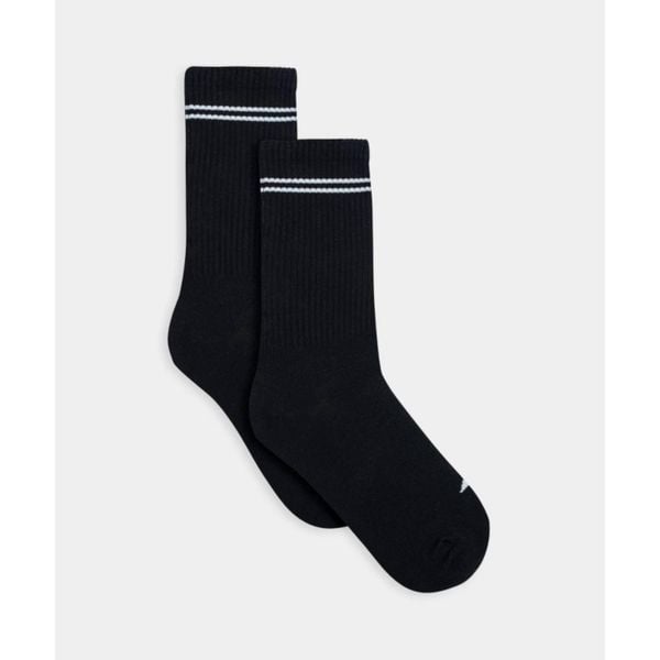 Skarpetki Carpatree Crew czarne. Czarne skarpetki damskie Carpatree, bez wzorów, z materiału. Za 29.99 zł.