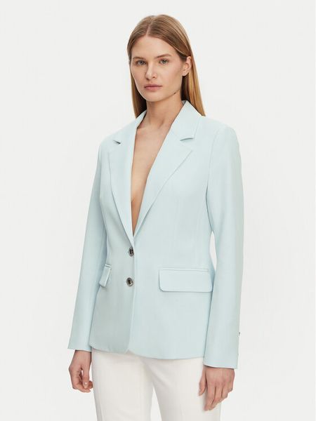 Guess Marynarka W5GN59 WH9Y2 Niebieski Regular Fit. Niebieskie marynarki i żakiety damskie Guess, m, z aplikacjami, z syntetyku. Za 319.99 zł.