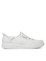 Skechers Sneakersy BOBS Skip Cute-B Cute Sweet 114815/WHT Biały. Białe obuwie sportowe damskie Skechers, z materiału, bez zapięcia. W wyprzedaży za 259.99 zł.