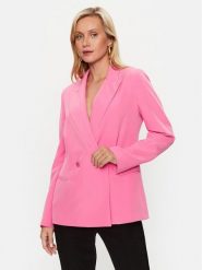 Liu Jo Marynarka WA3433 T7896 Różowy Regular Fit. Czerwone marynarki i żakiety damskie Liu Jo, bez wzorów, z syntetyku. Za 589.99 zł.